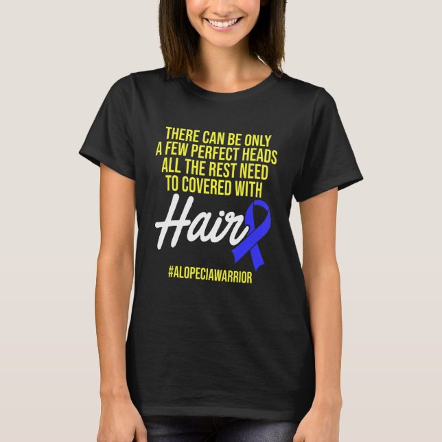 T-shirt Alopecia Sensibilisation Perte de cheveux Guerrier (Devant)