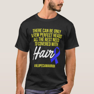 T-shirt Alopecie Sensibilisation Perte de Cheveux Guerrièr