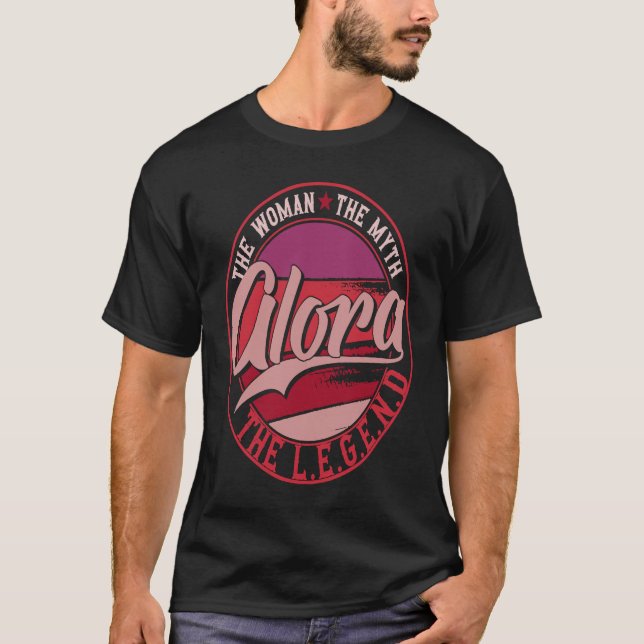 T-shirt Alora la Dame du Mythe la Légende (Devant)