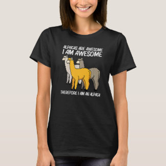 T-shirt Alpaca For Men Women Camelid Mammal Animal