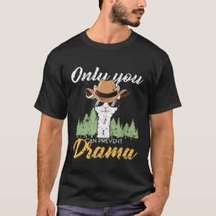 T-shirt Alpaca Lama Animal Mignon Camping