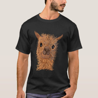 T-shirt Alpaca Lama Sweet Alpaca Sweet Alpaca Alpaca Head