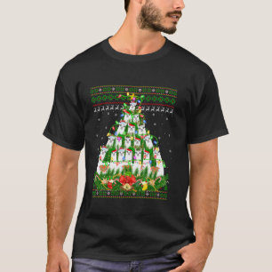 T-shirt Alpaca Lights Xmas moche Père Noël Alpaca Tre de N