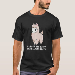 T-shirt Alpaca Mes Stups Puis Llama Laisser Pun Pour Un Al