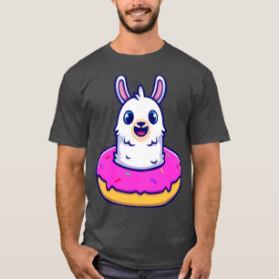 T-shirt Alpaca mignon Avec Dessin De Doughnut