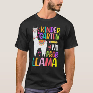 T-shirt Alpaca Pas De Problème Llama Retour À L'école Mate