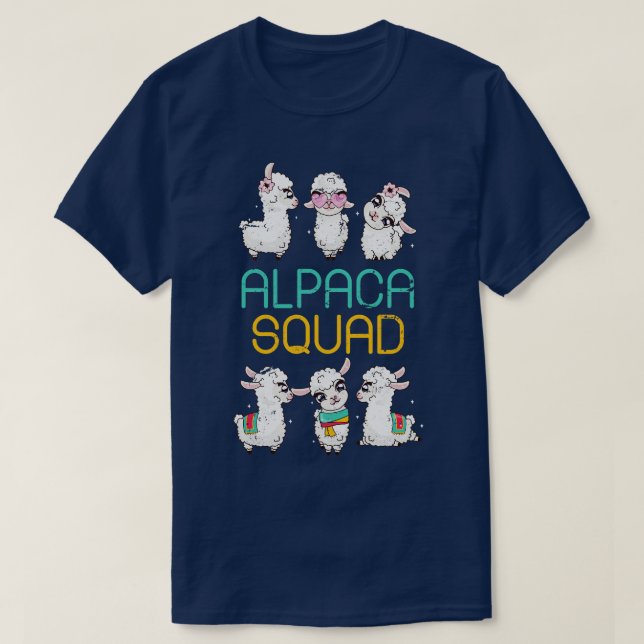 T-shirt Alpaca Squad Alpaca (Design devant)