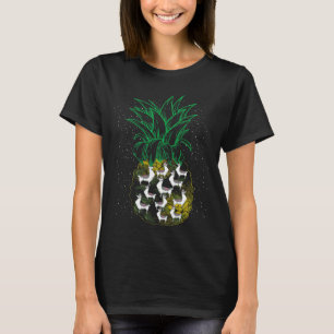 T-shirt Alpaca Zoo Amoureux des animaux Llama Pineapple