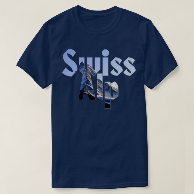 T-shirt Alpe suisse (Design devant)