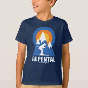T-shirt Alpental Ski Sunset
