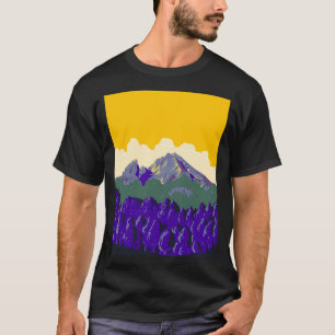 T-shirt Alpes Berchtesgaden ou Berchtesgadener Alpen WPA
