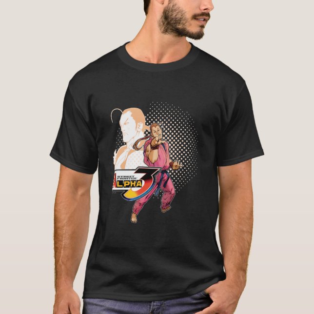 T-shirt Alpha 3 Dan de Street Fighter (Devant)