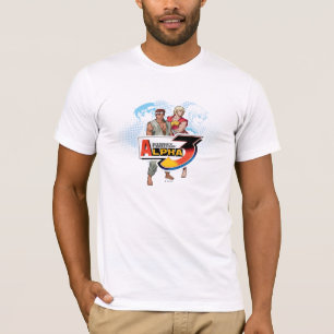 T-shirt Alpha 3 Ken et Ryu de Street Fighter