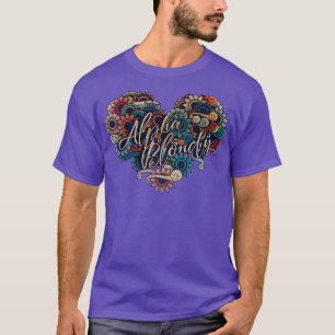 T-shirt Alpha Blondy VIGNETTE COULEUR VINTAGE