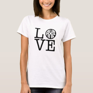 T-shirt Alpha Chi Omega Amour