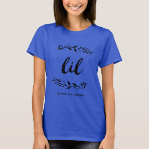 T-shirt Alpha Chi Omega   Petit Couronne