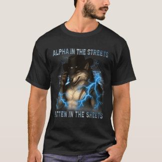 T-shirt Alpha dans les rues Chatons dans les draps Drôle