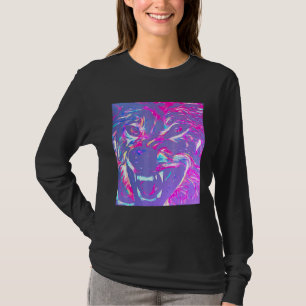 T-shirt Alpha Face Colère Leader Wolf
