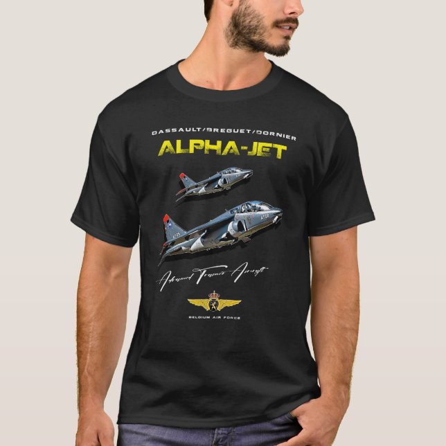 T-shirt Alpha Jet Belgique Entraîneur avancé de la Force a (Devant)
