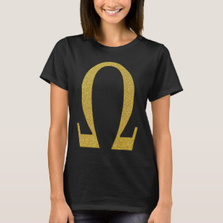 T-shirt Alpha Omega Letter Greek Alphabet