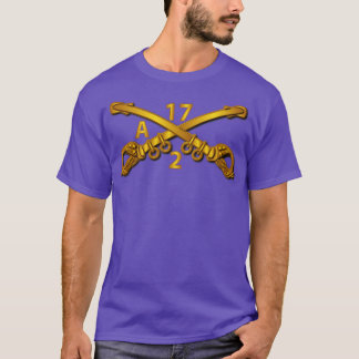 T-shirt Alpha Troop 2e Escadron 17e Branche de cavalerie w