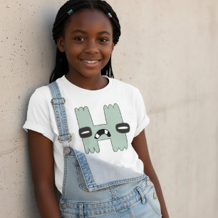T-Shirt Alphabet Lettre H