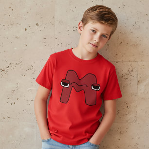 T-Shirt Alphabet Lettre M