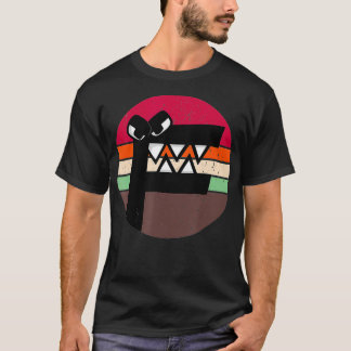 T-shirt Alphabet Lore de costume Retro Sunset Villain Lett