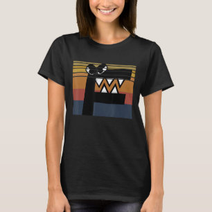 T-shirt Alphabet Lore f Retro Sunset Costume pour garçons 