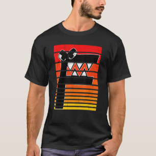 T-shirt Alphabet Lore f Retro Sunset Costume pour garçons 