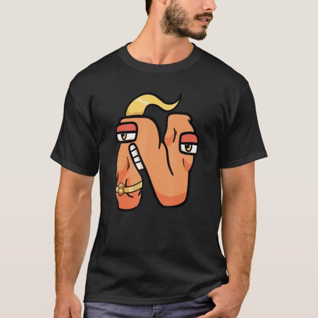 T-shirt Alphabet Lore n Transformation Garçons Apprentissa (Devant)