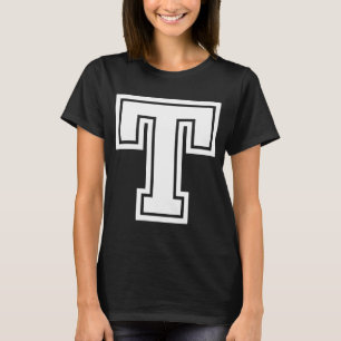 T-shirt Alphabet majuscule correspondance famille groupe h