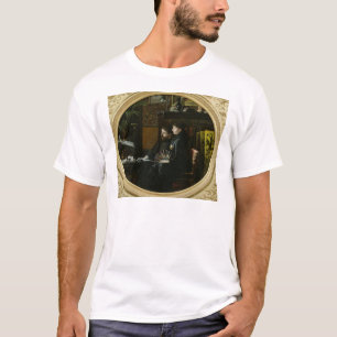 T-shirt Alphonse Daudet et son épouse dans leur étude