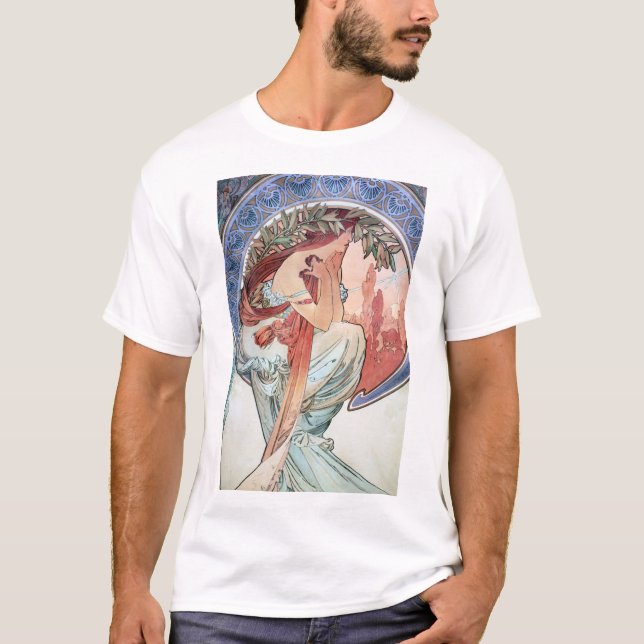T-shirt Alphonse Mucha (Devant)