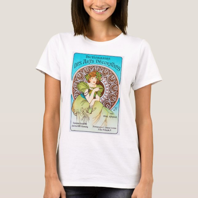 T-shirt Alphonse Mucha (Devant)