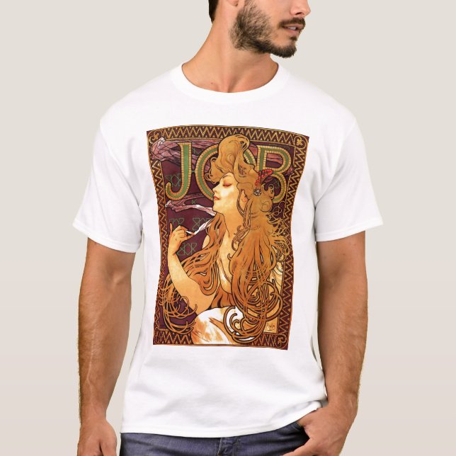 T-shirt Alphonse Mucha (Devant)