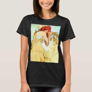 T-shirt Alphonse Mucha Art Nouveau Été