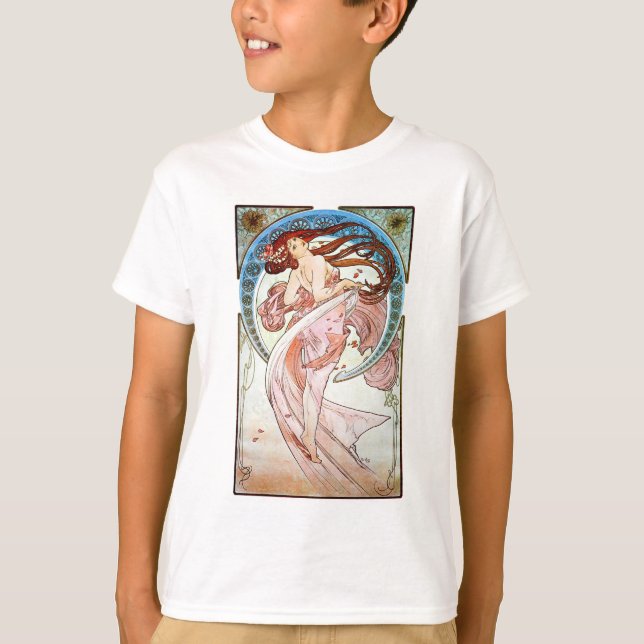T-shirt Alphonse Mucha Dance (Devant)