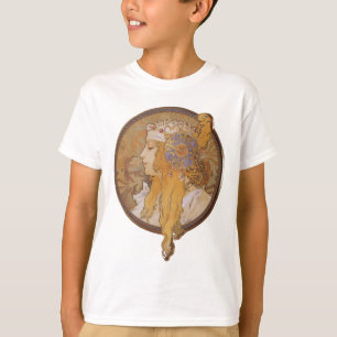 T-shirt Alphonse Mucha ~ Tête byzantine : La Blonde