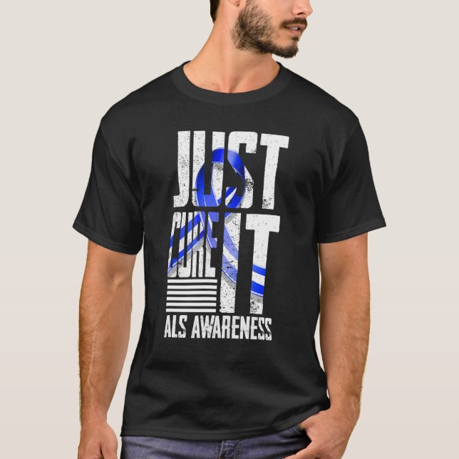 T-shirt Als Sensibilisation Juste Cure Als (Devant)