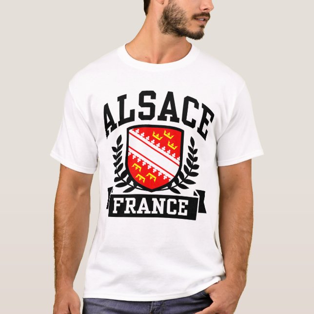 T-shirt Alsace France (Devant)