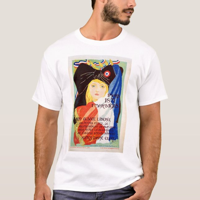 T-shirt Alsace libérée - Français (Devant)