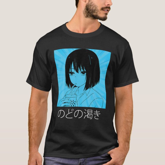 T-shirt Alt Esthétique - Manga - Anime Girl - Emo Japonais (Devant)
