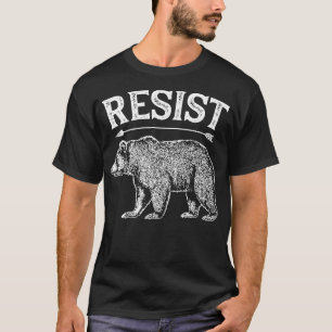 T-shirt ALT US National Park Service Résiste À L'Ours Vint