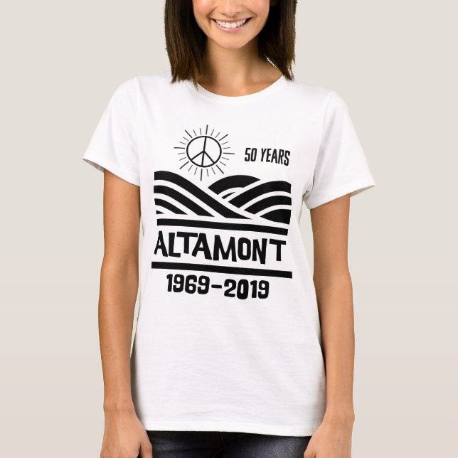 T-shirt Altamont Speedway 1969-2019 50th Anniversary  (Devant)