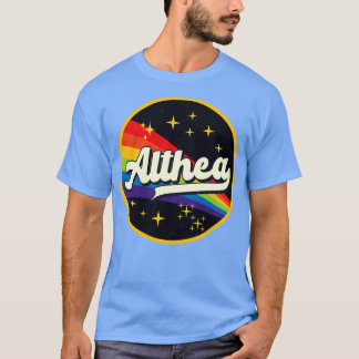 T-shirt Althea Arc En Arc Dans L'Espace Style Vintage