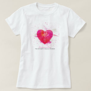 T-shirt Alto Musical Coeur Chant Partie