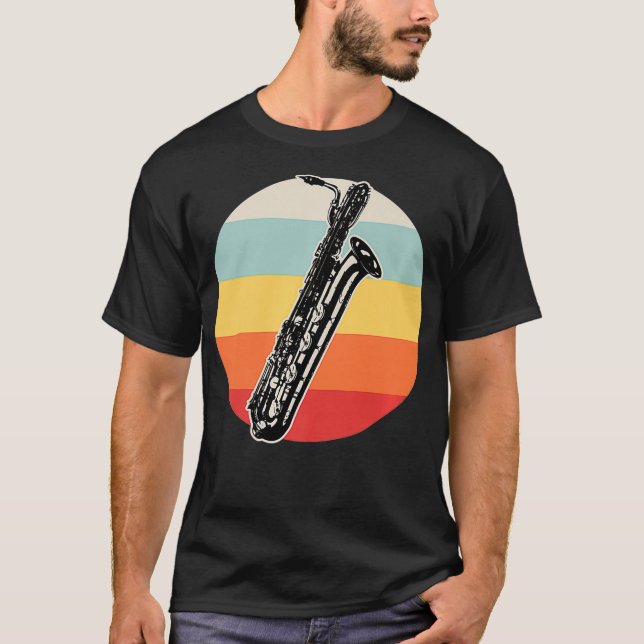 T-shirt Alto Tenor Soprano Bari Baritone Sax Saxophone (Devant)