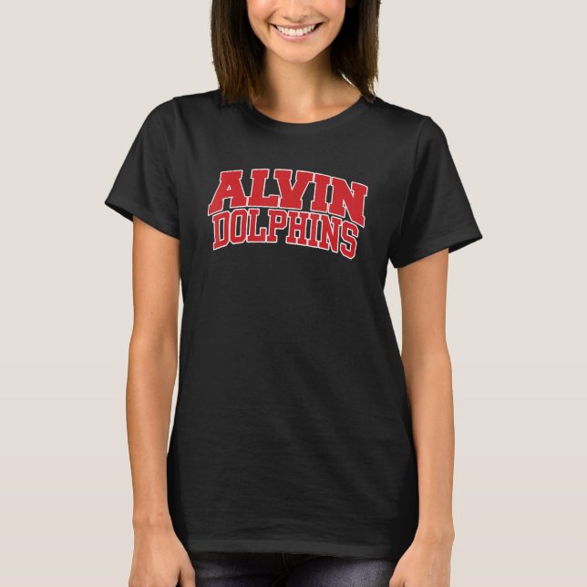 T-shirt Alvin Community College Dolphins 01 (Devant)