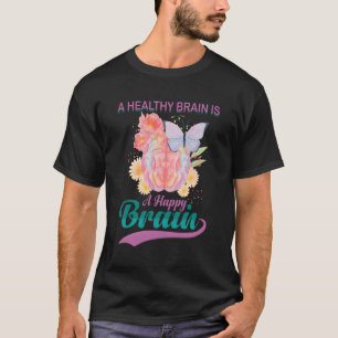 T-shirt Alzheimer Brain Injury Violet Alzheimer Sensibilis
